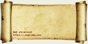 Mina Pejčić vizit kartica